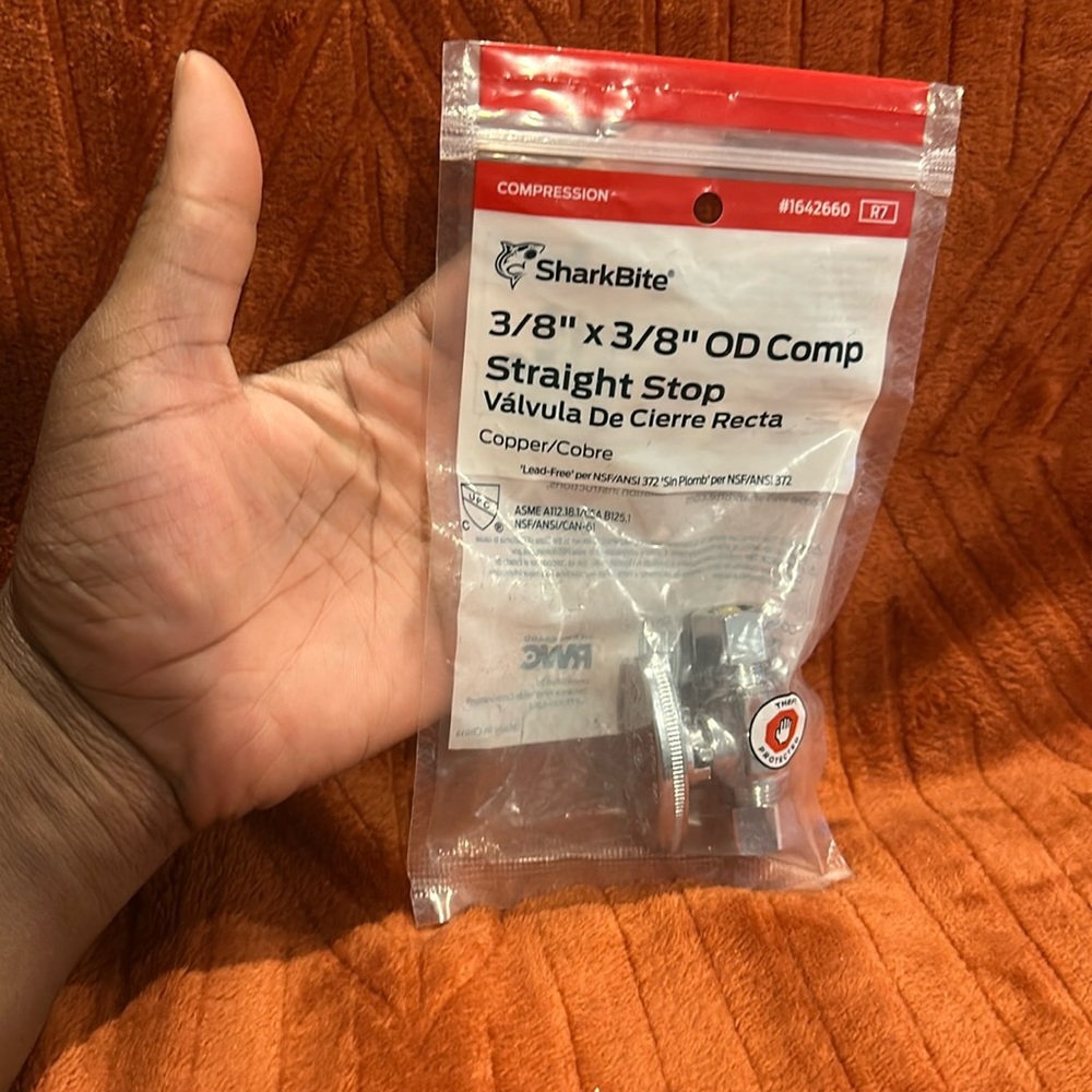 3/8 “ X 3/8 “ St Full Valve - COMPS3838Z ( Sharkbite Branded )